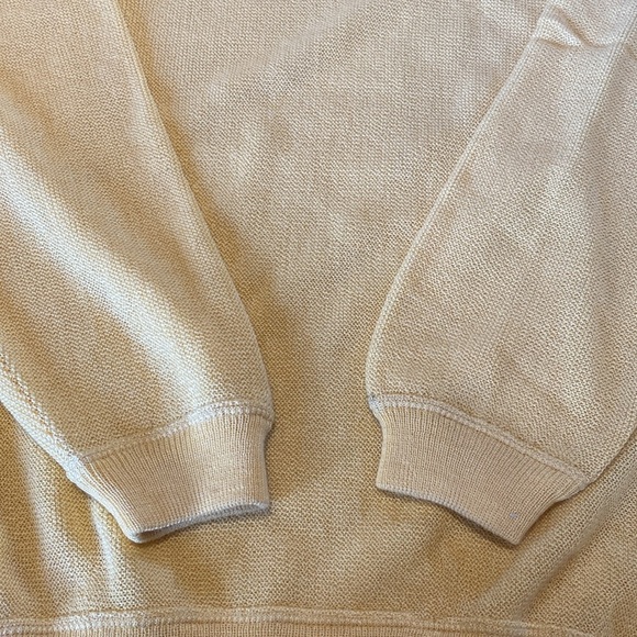 Johnnie Walker Alapca & Tencel Blend L/S Crew Neck Sweater Lemon L *Tiny Flaw - Picture 5 of 10